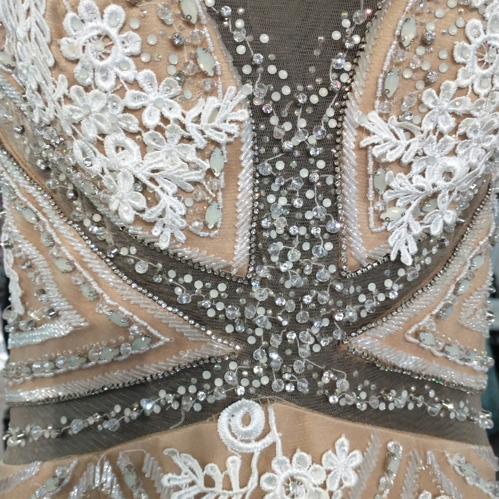 Jovani Plisse Ruffle Dress - Picture 3 of 9